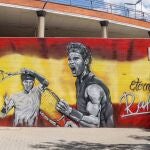 MADRID.-Torrejón.- El municipio homenajea a Rafa Nadal y Lebron James con dos grandes murales de arte urbano