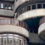 Detalle de las Torres Blancas de Sáenz de Oiza, en Madrid