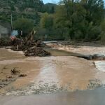 Teruel en alerta: desprendimientos y accesos bloqueados por la lluvias provocadas por la DANA