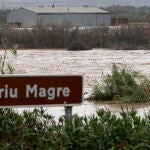 Movilizada la UME ante el desbordamiento del río Magro en Utiel (Valencia)