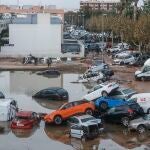 Zona de Alfafar después de la DANA