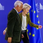 EU Commission President von der Leyen receives President-elect of the European Council Costa