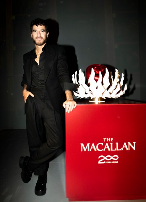 Alfonso Bassave en la fiesta del 200º aniversario de The Macallan