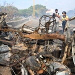 Israeli airstrike on a vehicle in the Lebanese town of Kahaleh