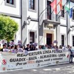 Convocan una concentración en Granada para la vuelta del tren entre Guadix y Lorca