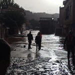 -Vista de las actuaciones y trabajos de rescate de la Guardia Civil en Mira (Cuenca)