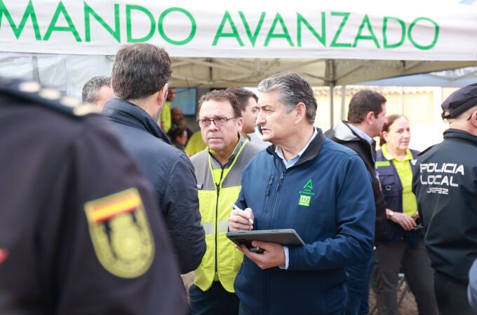 Antonio Sanz informa sobre el temporal de lluvias en Jerez de la Frontera, Cádiz