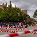 Tormentas formadas en Baleares por la depresión aislada en niveles altos (dana)