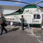 La Guardia Civil traslada en helicóptero restos biológicos de Valencia a Madrid 