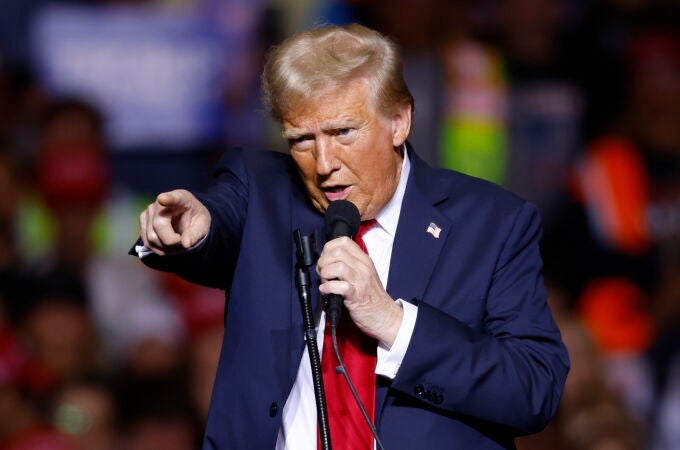Donald Trump Campaigns in Milwaukee, Wisconsin