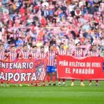 El Atlético, antes de su partido ante Las Palmas