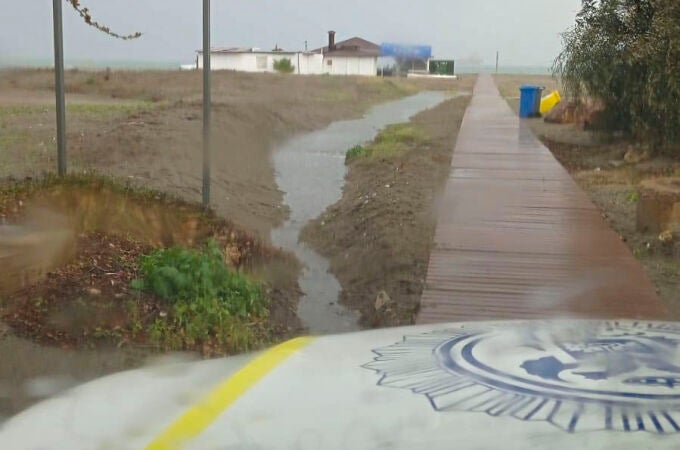 Cerradas varias calles en Vera (Almería) por inundaciones debido a la DANA