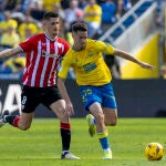 Mika Mármol con la UD Las Palmas