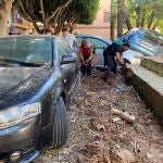 Aldaia recomienda a sus vecinos que suban a los primeros pisos porque comienza a llover