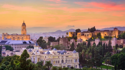 Vista panorámica de Málaga, la capital de la Costa del Sol