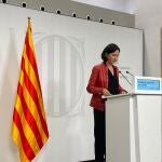 La consellera de Interior y Seguridad Pública de la Generalitat, Núria Parlon