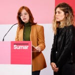 Rueda de prensa de Elizabeth Duval y Lara Hernández