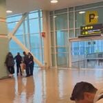 Entra agua en el Aeropuerto del Prat debido a las lluvias torrenciales