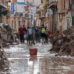 Situación en Paiporta tras el paso de la dana