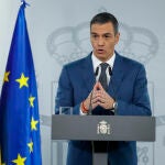 Pedro Sánchez da una rueda de prensa tras el Consejo de Ministros
