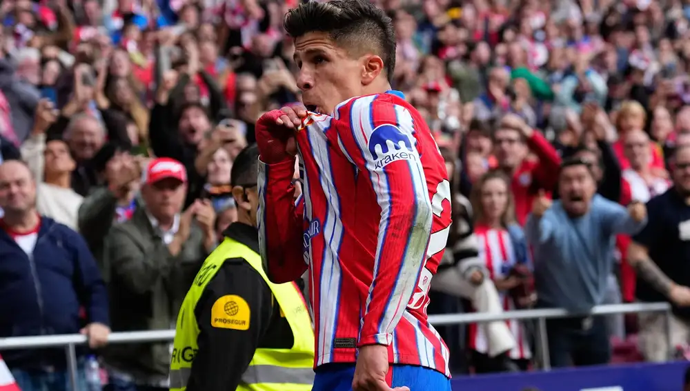 Fútbol.- Giuliano Simeone demuestra nivel para el primer equipo y se estrena como goleador