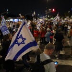 Israelis protest in Jerusalem after Netanyahu fired Israel's Defense Minister Gallant