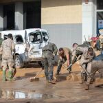 Así trabaja la Guardia Real en la zona cero de dana 