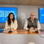 Imagen de la rueda de prensa de hoy para informar de los asuntos de la Junta de Gobierno Local de Alicante