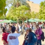 Imagen de la chocolata en la Universidad de Alicante para recaudar fondos y colaborar con los daminificados por la DANA