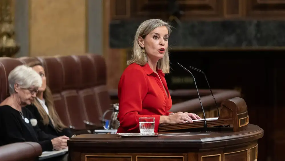 AMP.- Sumar designa oficialmente a Verónica Martínez Barbero como nueva portavoz en el Congreso tras el caso Errejón