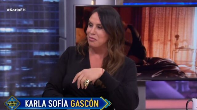 Karla Sofía Gascón en 'El Hormiguero'