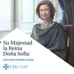 La Reina Doña Sofía será investida doctora honoris causa por la Universidad CEU San Pablo