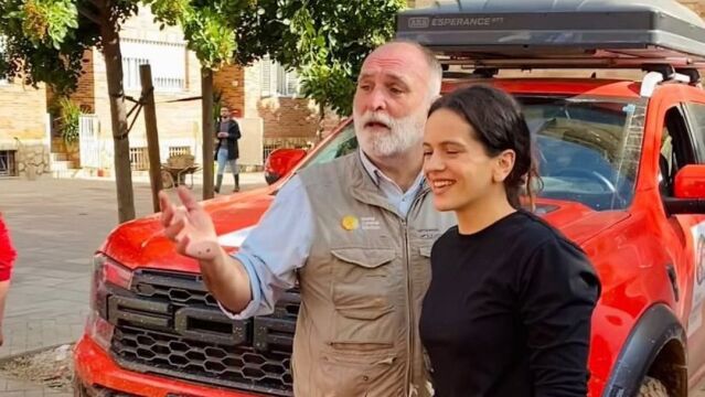 Rosalía y el chef José Andrés en Valencia 