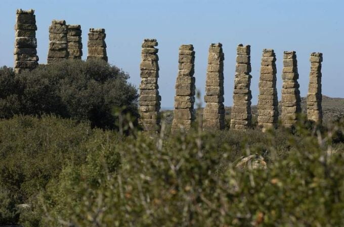 El yacimiento romano de Los Bañales en el término municipal de Uncastillo