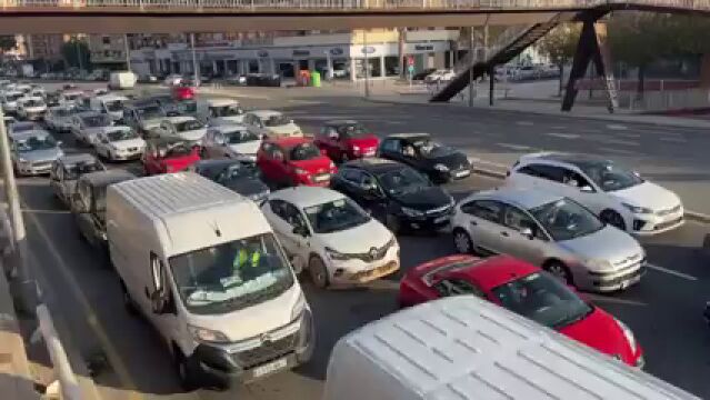 Colapso en las carreteras de Valencia