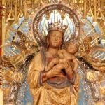 Imagen de la Virgen en la Catedral de La Almudena