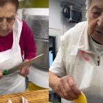 La 'nonna' Silvana cocinando