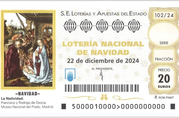 Décimo Lotería Navidad 2024