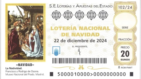 Décimo Lotería Navidad 2024