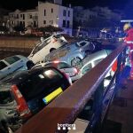 Vídeo: las intensas lluvias en Cadaqués desbordan la riera y arrastran más de 30 coches