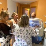 Momentos del curso en escenario de simulación clínica