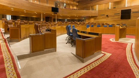 Hemiciclo del Parlamento de Galicia.