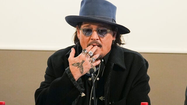 El actor y director Johnny Depp durante la rueda de prensa de la película ‘Modì’.