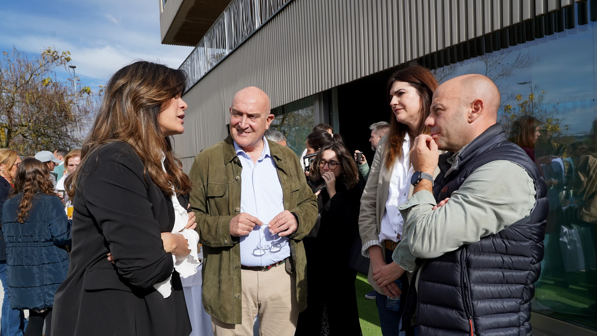 Jesús Julio Carnero en la sede de la Fundación Intras