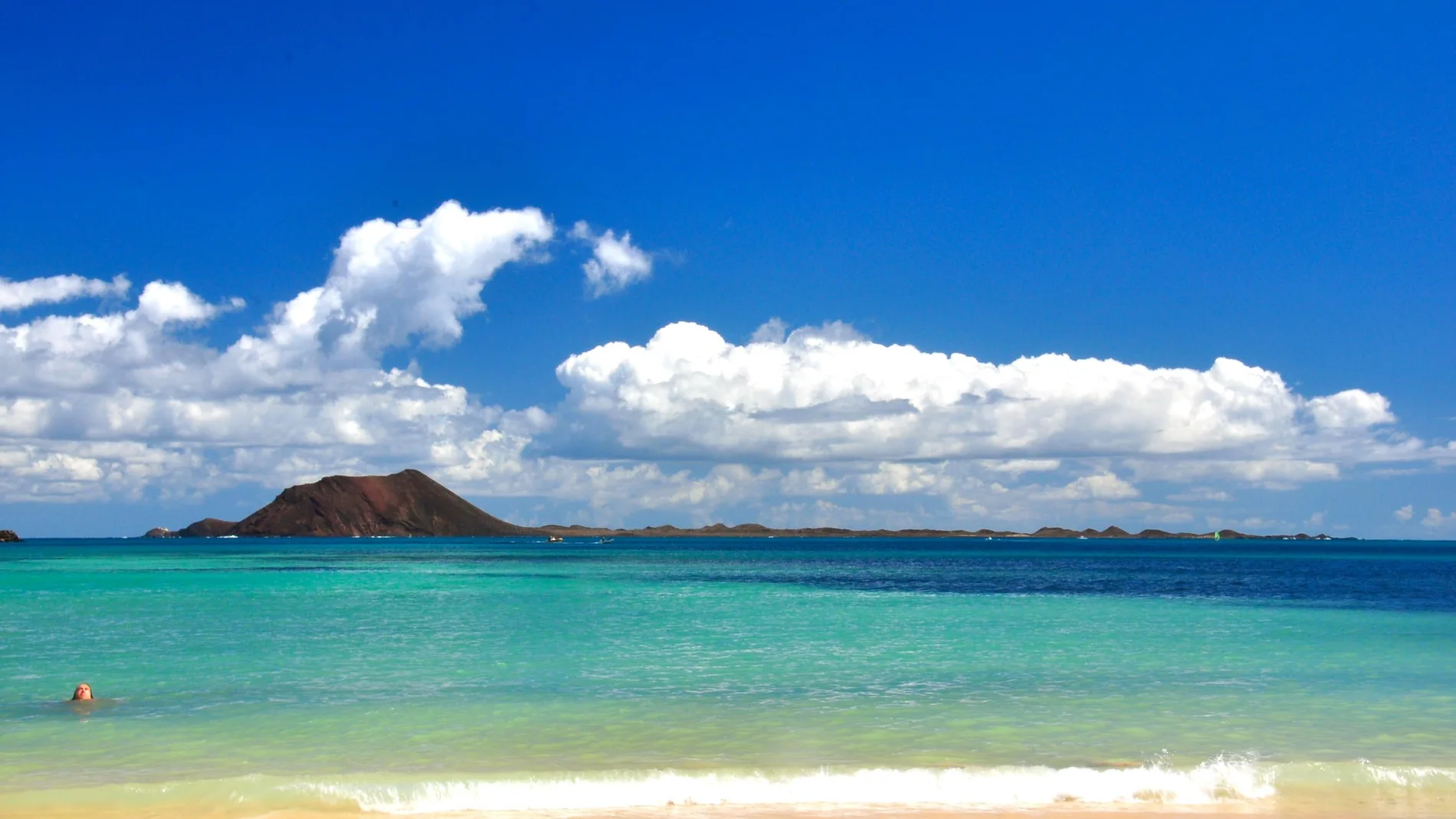 Fuerteventura es la isla la más larga de Canarias con 120 kilómetros de norte a sur