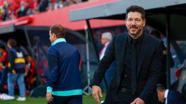 El Cholo Simeone, en la banda de Son Moix