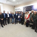 Borja Suárez en la inauguración de la exposición que se puede ver en Burgos