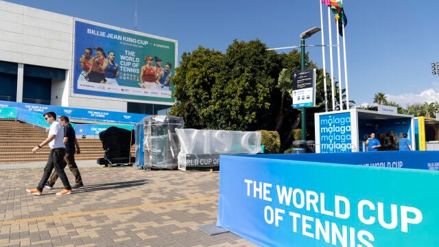 Preparativos para las finales de la Copa Billie Jean King (BJKC) en Málaga