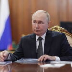 Russian President Putin meets Head of the Republic of North Ossetia-Alania Menyailo
