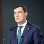 El presidente de la Junta de Andalucía, Juanma Moreno